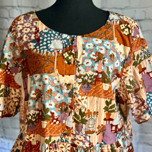 Princess Highway Smock Dress Size 14 AUS - Picture 3 of 3